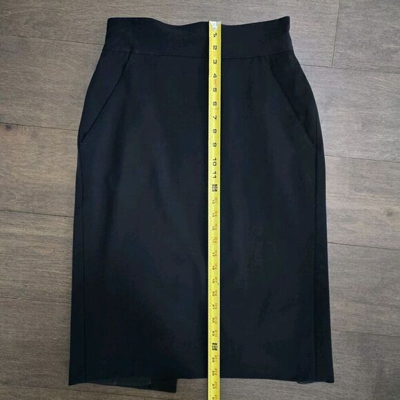 Rare Vintage Jean Paul Gaultier Black High Waist Tulip Skirt Size 40 US size 6 - Picture 10 of 11